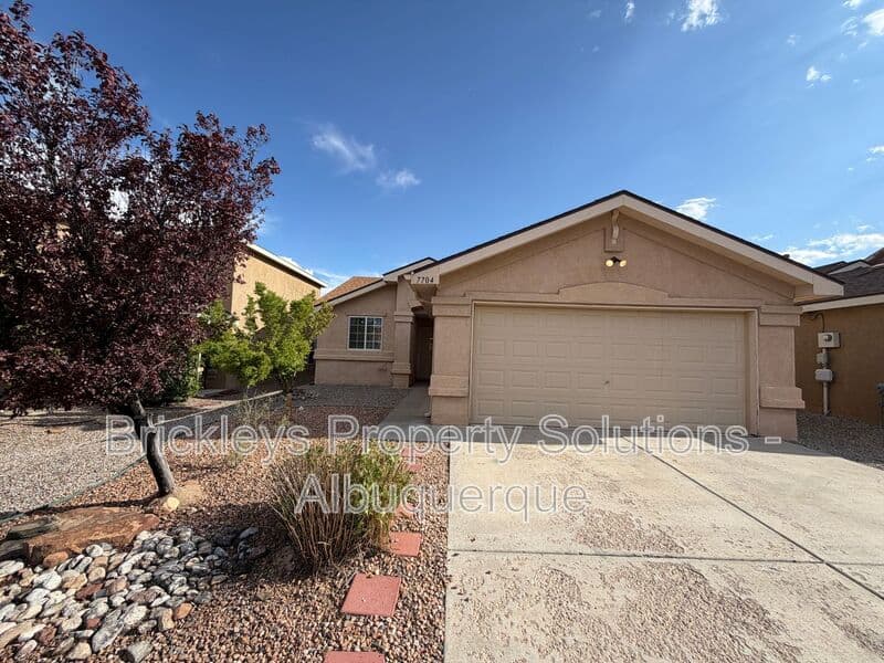 3-bedroom 2-bath home at 7704 Woodstar Ave NW for $1,825/mo managed by Brickleys Property Solutions Albuquerque