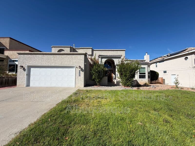 3-bedroom 2.5-bath home at 9600 Allande Rd NE for $3,200/mo managed by Brickleys Property Solutions Albuquerque