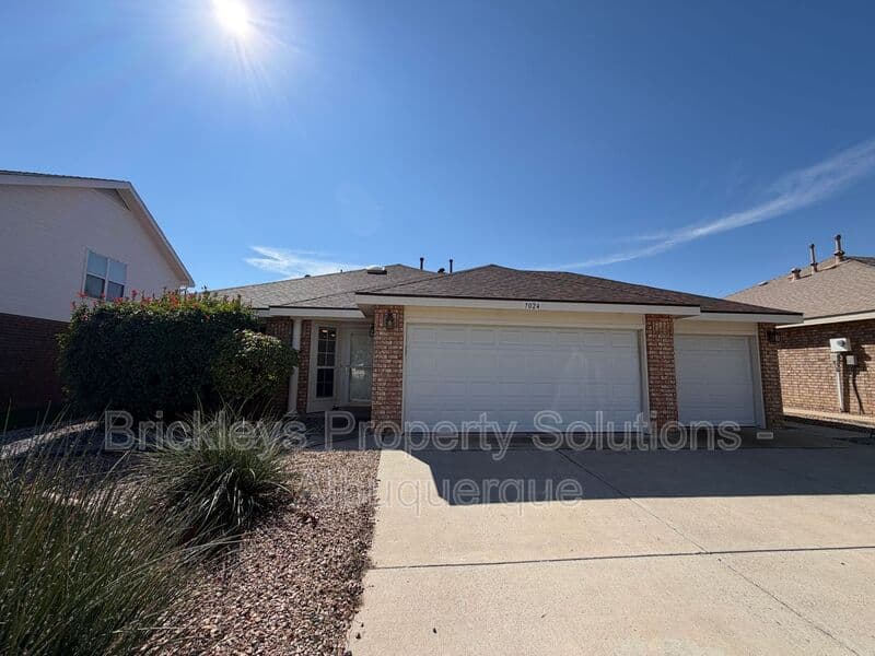 3-bedroom 2-bath home at 7024 Westford Pl NW for $2,200/mo managed by Brickleys Property Solutions Albuquerque