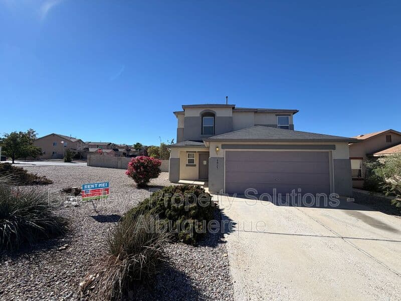 4-bedroom 3-bath home at 6027 Park South Pl NW for $2,400/mo managed by Brickleys Property Solutions Albuquerque